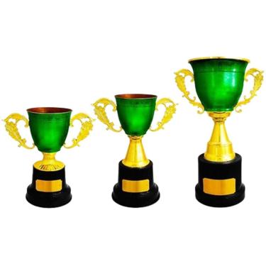 Imagem de Kit com 3 Troféus Irmossi Médio - Tamanhos 66cm, 43cm, 35cm-Unissex