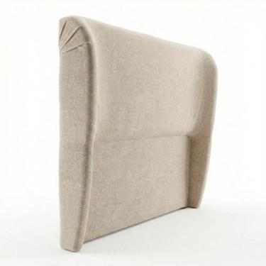 Imagem de Cabeceira Para Cama Box King Size Liah 195cm Linho Bege - Abmaza
