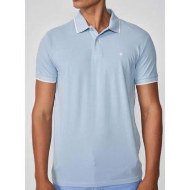 Imagem de Camisa Polo Masculina Slim Listra Gola Colcci-Masculino