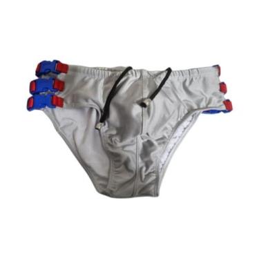 Imagem de Sunga slip 3 fechos laterais  todas as cores moda praia - AA COLLECTIO