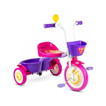 Imagem de Bicicleta Triciclo Infantil Nathor Feminina Cor Honey Bee
