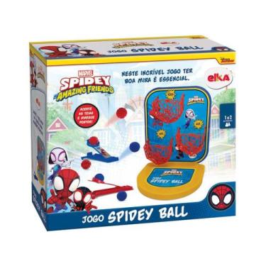 Imagem de Jogo Spidey Ball Lança Bolinhas Spider Man - Elka Brinquedos