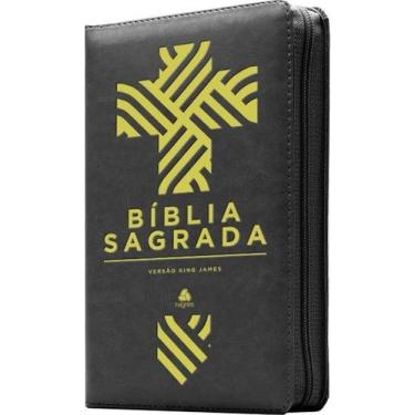 Imagem de Livro - Bíblia Sagrada King James com zíper - Preta