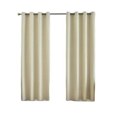 Imagem de Cortinas Blackout 2 Peças Modernas Lisas Para Quarto, Sala De Estar, S