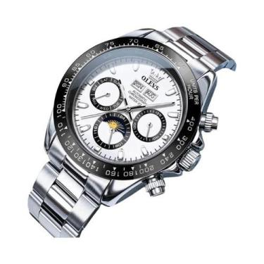 Imagem de Relógio Cronógrafo De Luxo Masculino OLEVS 6654 Automático Mecânico À 