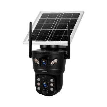 Imagem de Câmera Solar À Prova d'Água 6MP Com SIM 4G E WIFI, Câmera De Vigilânci