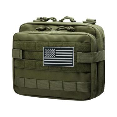 Imagem de Bolsa Tática De Grande Capacidade Com Dupla Camada Molle EDC EMT, Bols