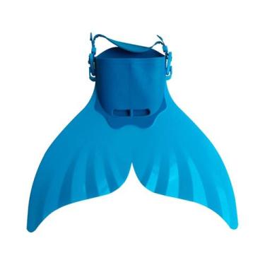 Imagem de Nadadeiras De Sereia Rosa Para Crianças, Monofin De Treinamento Para N