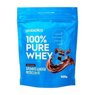 Imagem de Suplemento Alimentar Protéico 100% Pure Whey Probiótica Sabor Chocolat