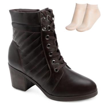 Imagem de Bota Coturno M Pink Moon e Meia MC26-73202