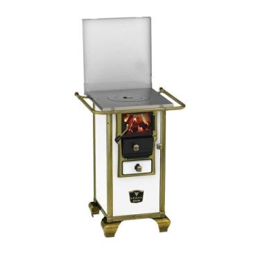 Imagem de Fogao a Lenha Venax n 00 Imperador Vitreo Branco