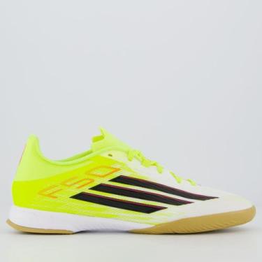 Imagem de Chuteira Adidas F50 League Futsal Verde e Branca, 40