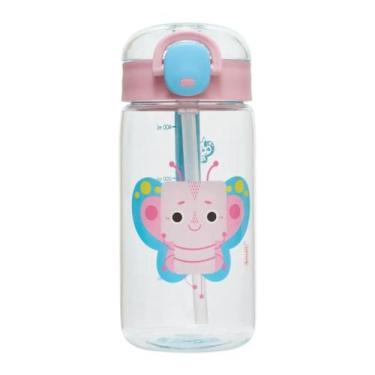 Imagem de Garrafa Com Canudo 460 Ml Kouii Borboleta