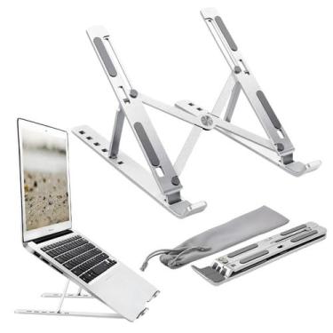 Imagem de Suporte Ergonômico de Alumínio Dobrável para Galaxy Book2 360  Leve, R