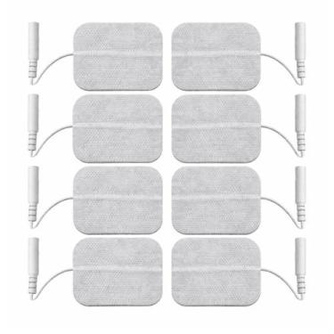 Imagem de Eletrodos 5x5cm Autoadesivos Tens Fes Kit 8 Unidades Alivio da Dor Fis