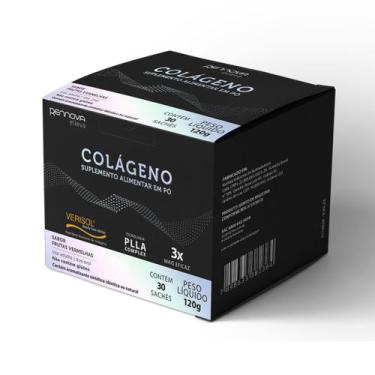 Imagem de Colágeno em pó hidrolisado verisol com peptídeos biotina zinco selênio