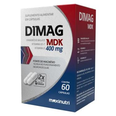 Imagem de Dimag MDK Di-Magnésio Malato + Vitamina D3 e K2-7 Maxinutri