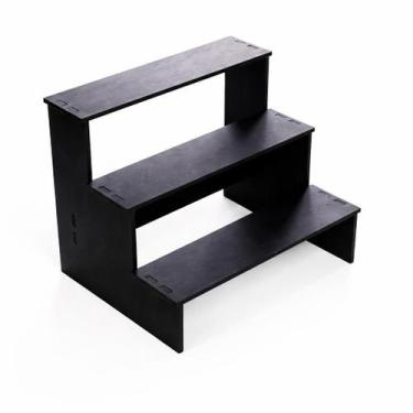 Imagem de Display Expositor 3 Andares Vitrine Balcão Suporte Produtos para Decor