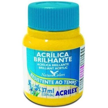 Imagem de Tinta P/Artesanato 37ml Brilhante Amarelo Ouro 505 Tinta P/Artesanato 