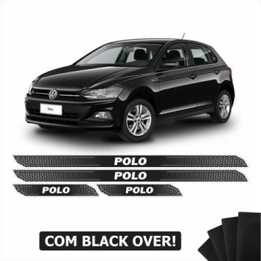 Imagem de Kit Soleira Diamante Cromado Polo 2017/2020 Com Black Over - Resitank