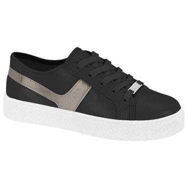 Imagem de Tênis Casual Moleca 5712.329 Feminino, Preto, 36