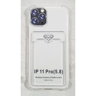 Imagem de Capinha Proteção de Camera e Porta Cartão Compativel com iPhone 11 Pro