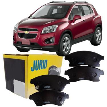 Imagem de Jogo de pastilhas freio dianteiro gm tracker 1.8 16v 2014 a 2016 jurid