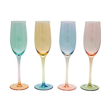 Imagem de Conjunto 4 Taças Fracalanza Champanhe Burano Vidro 200ml Col