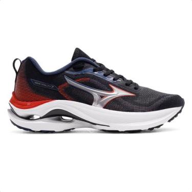Imagem de Tênis Mizuno Wave Vitality 7 Masculino, 38, Preto, Vermelho