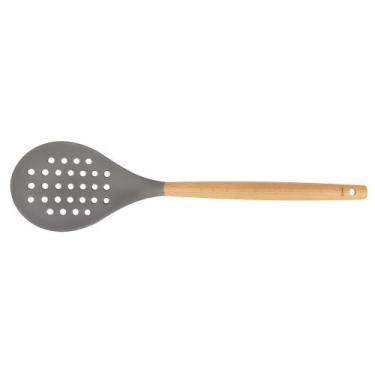 Imagem de Escumadeira de silicone e madeira Cinza - Cozinha moderna - MOR