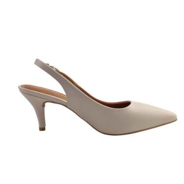 Imagem de Scarpin Feminino Vizzano 1185.700, Branco off, 37