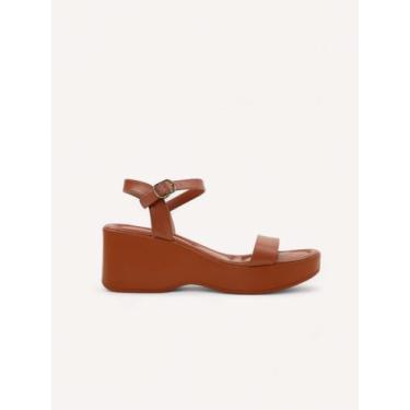 Imagem de Sandália Plataforma Comfy - Caramelo, 38