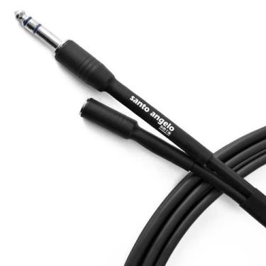 Imagem de Cabo Extensor para Fone P10 St Macho / P2 st Femea 5 Metros AC23 - San