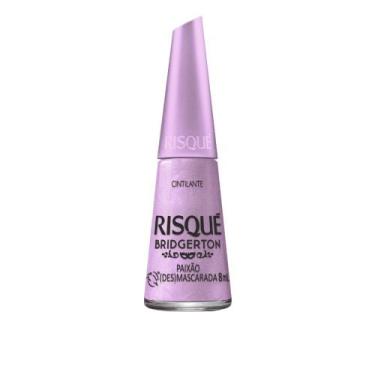Imagem de Esmalte Risqué Bridgerton Paixão (Des)Mascarada Cintilante 8ml