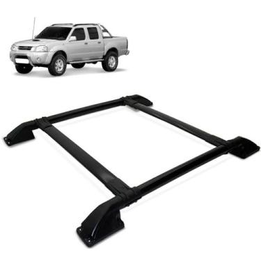 Imagem de Rack de Teto Bagageiro Frontier 2003 a 2007 Tubolar Preto - Track