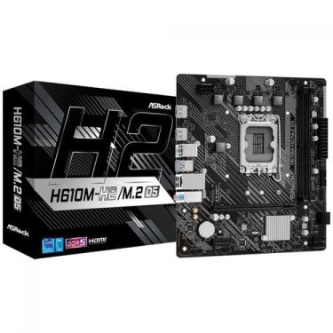 Imagem de Placa Mãe ASRock H610M-H2/M.2 D5, Chipset H610, Intel LGA 1700, mATX, 