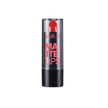 Imagem de Batom Vult Matte Lips Vermelho Carmim 3,8G