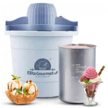 Imagem de Elite Gourmet Sorveteira Elétrica 4L EIM350 - Sorvetes, Gelatos e Frozen Yogurt Caseiros