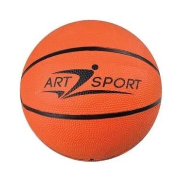 Imagem de Bola de Basquete Borracha Profissional Laranja Art Sports