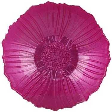 Imagem de Centro de mesa Glass Blend vidro 340ml 16x5cm cor rosa -L Hermitage - 