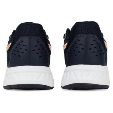 Imagem de Tênis ASICS Raiden 4 - Masculino - Azul/Laranja, 38