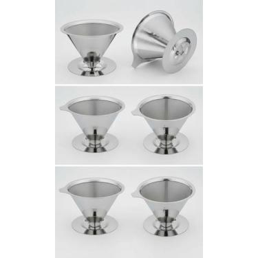 Imagem de Coador de Café Inox Reutilizável - Congratulations Store