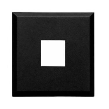 Imagem de Canopla Quadrada PVC Preta 3/4"x3/4" 20x20 - PICHU