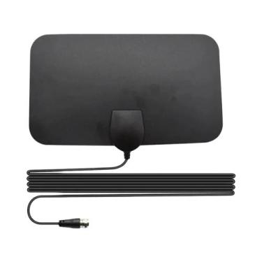 Imagem de Antena De TV HD 4K De Alto Ganho 25DB 3000 Milhas Interna Digital Com 