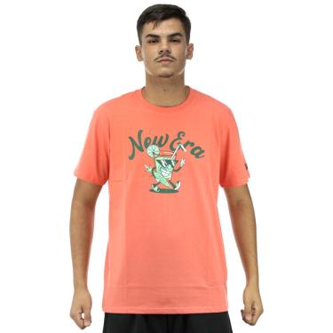 Imagem de Camiseta New Era Have Fun Summer Drink Coral - Masculina