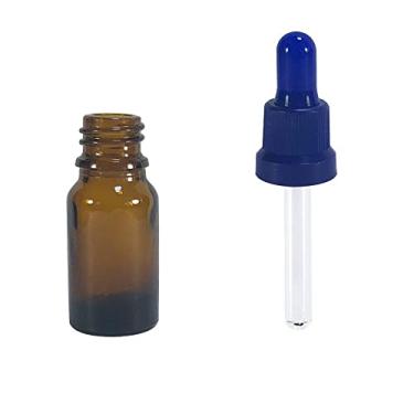 Imagem de Frasco de Vidro Âmbar 15ml conta gotas (20 Pecas) Cor:Azul Escuro