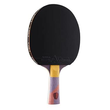 Imagem de JOOLA Omega Strata - Raquete de tênis de mesa com alça rodada - Raquete de ping pong de nível de torneio com borracha de tênis de mesa Vizon - projetada para spinning, roxa