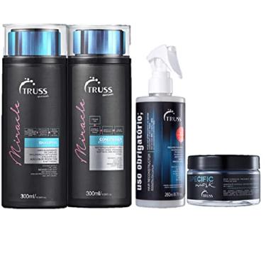 Imagem de Truss Miracle Sh 300ml + Cd 300ml + Mask 180g + Reconstrutor
