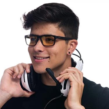 Imagem de Óculos Gamer Titans Bravo 2.0 Preto - Lentes Blue Protection Amarela