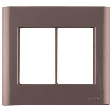 Imagem de Placa 6 Postos 4x4 Tramontina Giz Café Tramontina